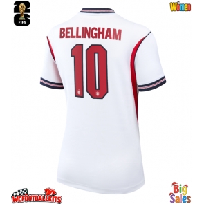 England Jude Bellingham #10 Replica Home Stadium Shirt for Women World Cup 2026 Short Sleeve